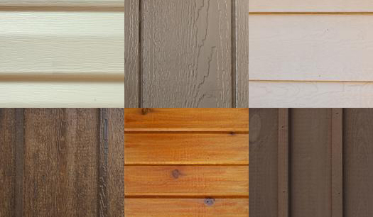 Siding Material Samples
